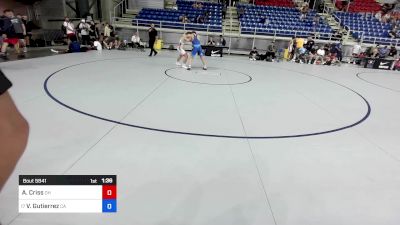 138 lbs Cons 16 #1 - Aric Criss, OH vs Vinnie Gutierrez, CA