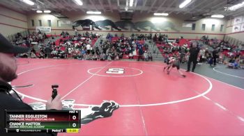 98 lbs Cons. Semi - Tanner Eggleston, Snoqualmie Valley Wrestling Club vs Chance Mattox, Ascend Wrestling Academy