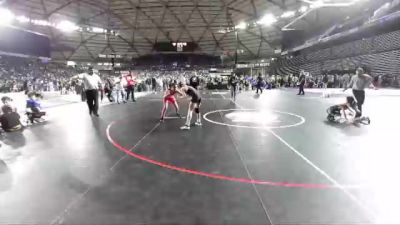 90-97 lbs Semifinal - Katalina Rodriguez, Prosser Wrestling Academy vs Harlin Swartsel, Okanogan Underground Wrestling Club