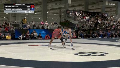 65 kg Semis - Kayla Miracle, Titan Mercury Wrestling Club vs Reese Larramendy, Iowa Women's Wrestling Club/ Titan Mercury Wrestling Club