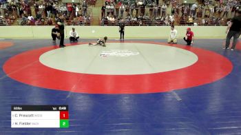 60 lbs Quarterfinal - Carter Prescott, Woodland Wrestling vs Hudson Fielder, Backyard Brawlers Wrestling Club