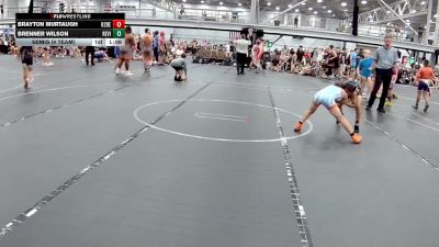 80 lbs Semis (4 Team) - Brayton Murtaugh, U2 Brawler Elite vs Brenner Wilson, Revival