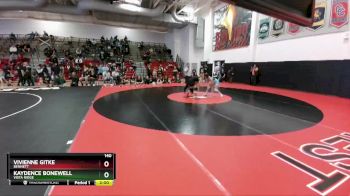 140 lbs Semifinal - Kaydence Bonewell, Vista Ridge vs Vivienne Gitke, Bennett