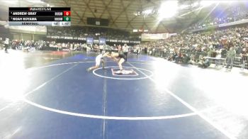 Boys 4A 144 lbs Semifinal - Noah Koyama, Union vs Andrew Gray, Battle Ground
