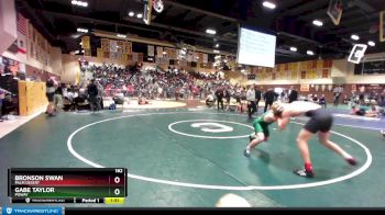 182 lbs Champ. Round 1 - Bronson Swan, Palm Desert vs Gabe Taylor, Poway