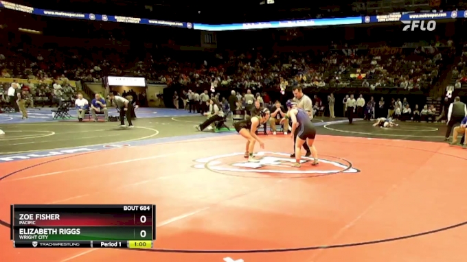 125 Class 1 lbs Cons. Semi - Zoe Fisher, Pacific vs Elizabeth Riggs ...