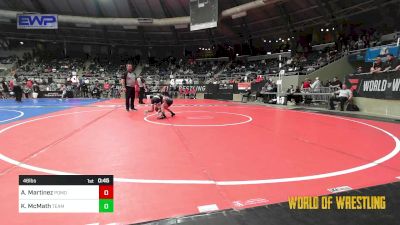 46 lbs Quarterfinal - Alejandro Martinez, Pomona Elite vs Kaid McMath, Team Barracuda