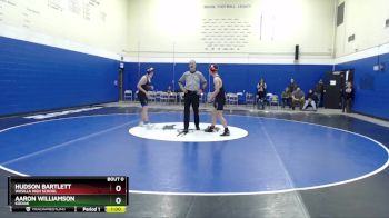 140 lbs Cons. Round 2 - HUDSON BARTLETT, Wasilla High School vs AARON WILLIAMSON, Kodiak