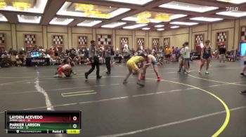 150 lbs Quarterfinals (8 Team) - Parker Larson, Team Alien vs Layden Acevedo, SVRWC Gold