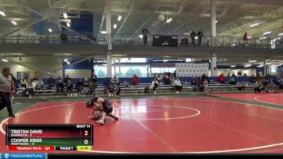 70 lbs Placement Matches (8 Team) - Tristan Davis, Barberton vs Cooper Krise, Perrysburg