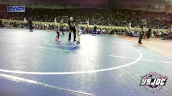 57 lbs Quarterfinal - Holley Harrington, Choctaw Ironman Youth Wrestling vs Reece Lizak, Texas Elite Wrestling