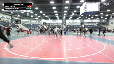 285 lbs Champ. Round 3 - Bryce Dadey, The Citadel vs Chipper Creager, Life NCWA