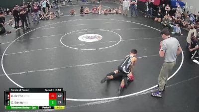 90 lbs Semis (4 Team) - Colton Baxley, KC Elite vs Kingston Griffin, Ninety Six