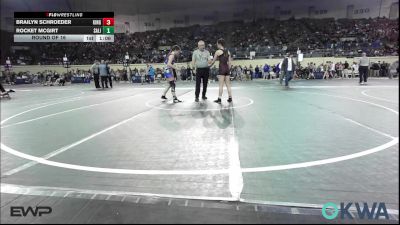 125 lbs Round Of 16 - Brinley Bean, Elgin Wrestling vs Swayze Lang, Choctaw Ironman Youth Wrestling