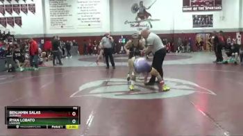 126 lbs Semifinal - Ryan Lobato, Lakeside vs Benjamin Salas, Durango