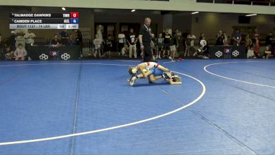 74 lbs Cons. Quarters - Talmadge Dawkins, Treehouse Wrestling vs Camden Place, Alpha Elite