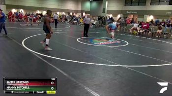 182 lbs Round 4 (6 Team) - James Hastings, Terre Haute North vs Manny Mitchell, Ohio Titans Gray