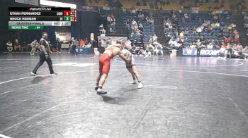 149 lbs Quarterfinal - Ethan Fernandez, Cornell vs Brock Herman, Little Rock