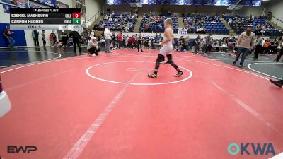 100 lbs Final - Ezekiel Mashburn, Collinsville Cardinal Youth Wrestling vs Cannon Hughes, Owasso