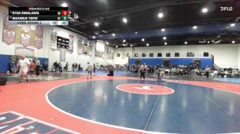 106 Boys Cons. Round 3 - Maximus Yepis, Bonita Vista vs Ryan Dimalanta, Rancho Bernardo