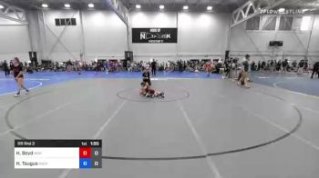 51 lbs Rr Rnd 3 - Harper Boyd, Misfits Kick Start vs Hannah Tougus, Michigan Rev Girls