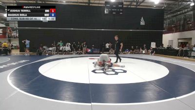 125 kg Cons. Sub-rd Of 16 - Joshua Terrill, Michigan Wrestling Club vs Magnus Bibla, WNY RTC