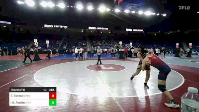 165 lbs Round Of 16 - Theodore Tsekov, Brookline vs Sawyer Ayotte, Shepherd Hill