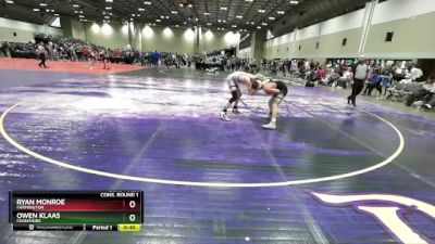 113A Cons. Round 1 - Ryan Monroe, Farmington vs Owen Klaas, Fennimore