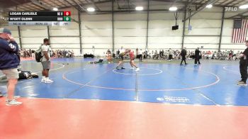 165 lbs Rr Rnd 3 - Logan Carlisle, NC Blue - MS vs Wyatt Olenn, Iron Faith - MS