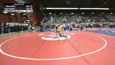 140 lbs Champ. Round 1 - Milla Bretz, Natrona County vs Lucia Varela, Lyman