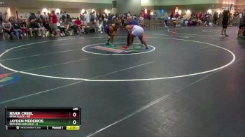 285 lbs Round 1 (6 Team) - River Creel, NFWA Black vs Jayden Medeiros, New England Gold