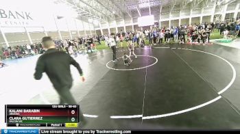 58-63 lbs Round 1 - Clara Gutierrez, Falcon WC vs Kalani Barabin, Arizona