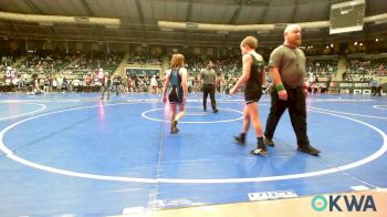 90 lbs Round Of 16 - Draven Tyree, Hennessey Takedown Club vs Jack Freeland, Norman North