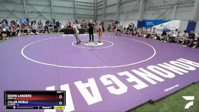 100 lbs Placement Matches (8 Team) - Gavin Landers, Iowa vs Caleb Noble, Illinois