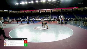 190 lbs Semifinal - Michael Toppan, Gloucester vs Gino Sicari, Beverly