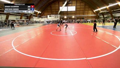 145B lbs Rr Rnd 2 - Ethan Calderon, Journeyman vs Greyson Obrien, Journeymen