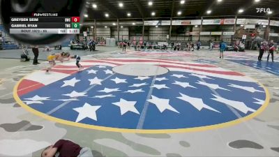 65 lbs 3rd Place Match - Greysen Seim, Douglas Wrestling Club vs Gabriel Ryan, Thermopolis Wrestling Club