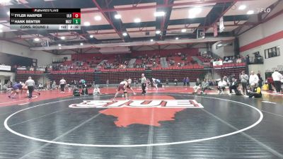125 lbs Cons. Round 2 - Tyler Harper, Little Rock vs Hank Benter, Missouri