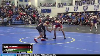 132 lbs Cons. Round 6 - Noah Villarreal, PERKINS vs Levi Schroeder, COLUMBUS GROVE