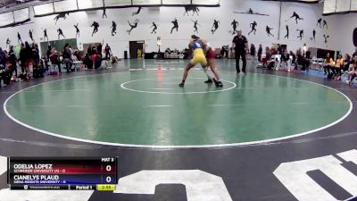 103 lbs Round 4 (16 Team) - Odelia Lopez, Schreiner University (A) vs Cianelys Plaud, Siena Heights University