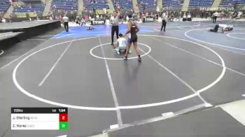155 lbs Rr Rnd 1 - Jshawn Sterling, Ready RP vs Zayden Norez, Hugoton WC