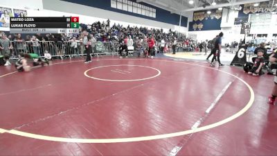 75 lbs Champ. Round 1 - Mateo Loza, Rough House vs Lukas Floyd, Poway Elite