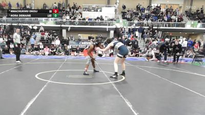 152 lbs Semifinal - Nmachukwu Okoli, Bridgewater-Raynham vs Nora Demaine, Lake Region
