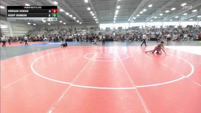 160 lbs Round Of 64 - Keegan Goeas, HI vs Kody Sigmon, AL