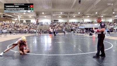 A 138 lbs Cons. Round 2 - Christopher Puryear, Gibbs High School vs Demorius Ford, Stratford High School