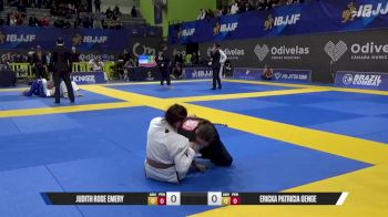 Ericka Patricia Genge vs Judith Rose Emery 2025 European Jiu-Jitsu IBJJF Championship