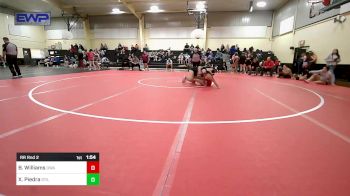 170 lbs Rr Rnd 2 - Brooklynne Williams, Owasso vs Xaxvel Piedra, Stilwell