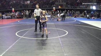 57 lbs Round Of 32 - Everett Chastain, Manzano Monarch Wrestling vs Gabriel Moreno, Cobre Wrestling Jr Program