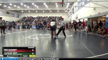 220 lbs Semifinal - Marques West, Hawk Academy Wrestling Club vs Iggy Elizondo, Canyon High School