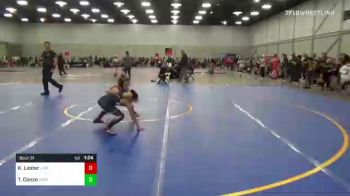 73 lbs Round Of 16 - Kade Lester, Lions Wrestling Academy vs Tyler Conzo, East Coast Bandits